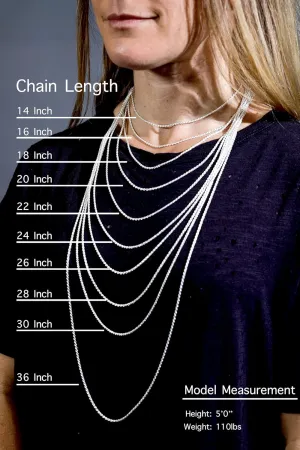 14k Gold Adjustable 0.8mm Square Wheat Spiga Rope Slider Chain Link