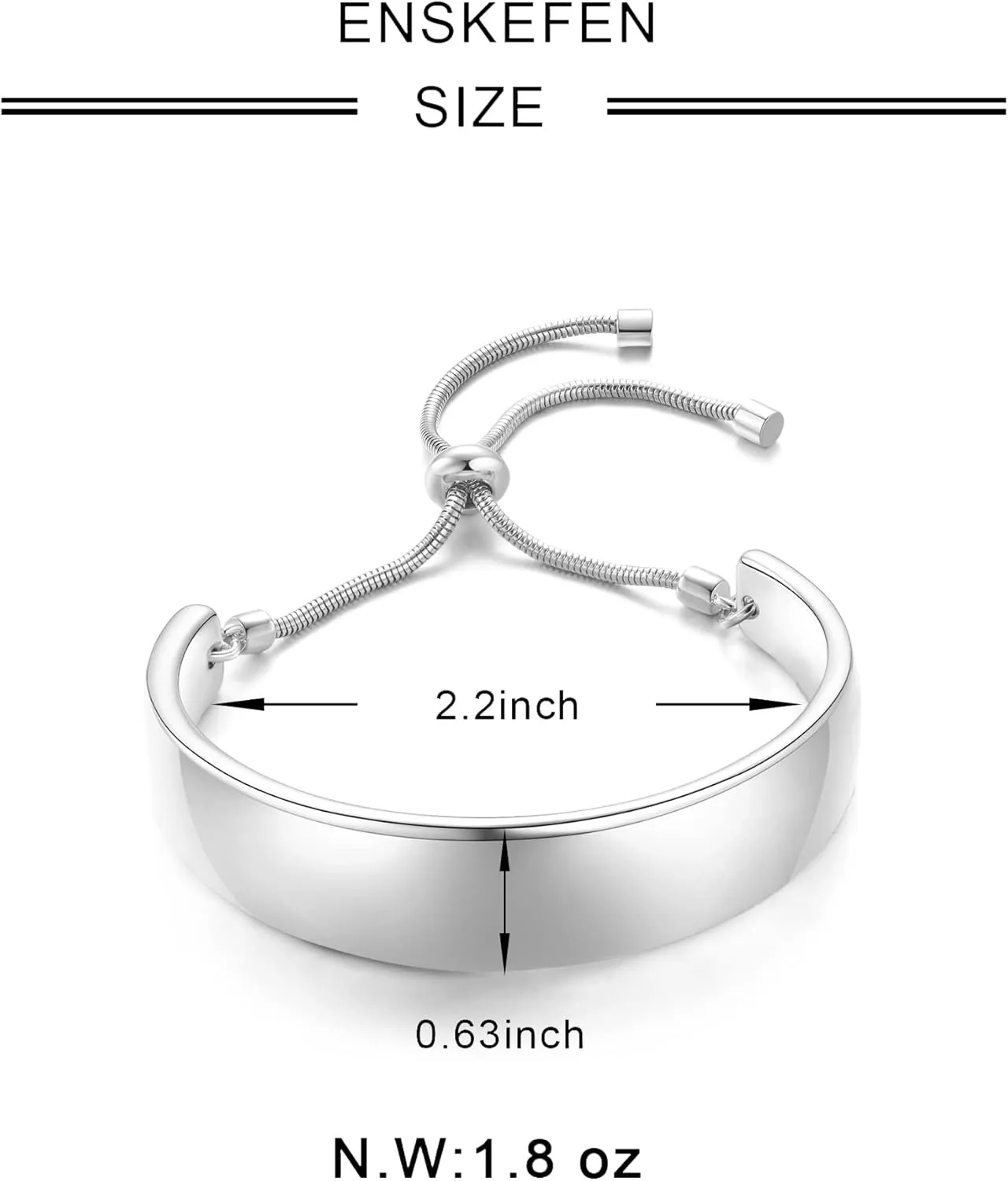 14K Gold Bracelets for Women Adjustable Slider Bracelet Bangle Bracelets for Women Gold Chain Bracelet
