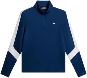 2024 J.Lindeberg Carl Mid Layer Golf Pullover Estate Blue Large