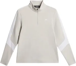 2024 J.Lindeberg Carl Mid Layer Golf Pullover Moonbeam Medium