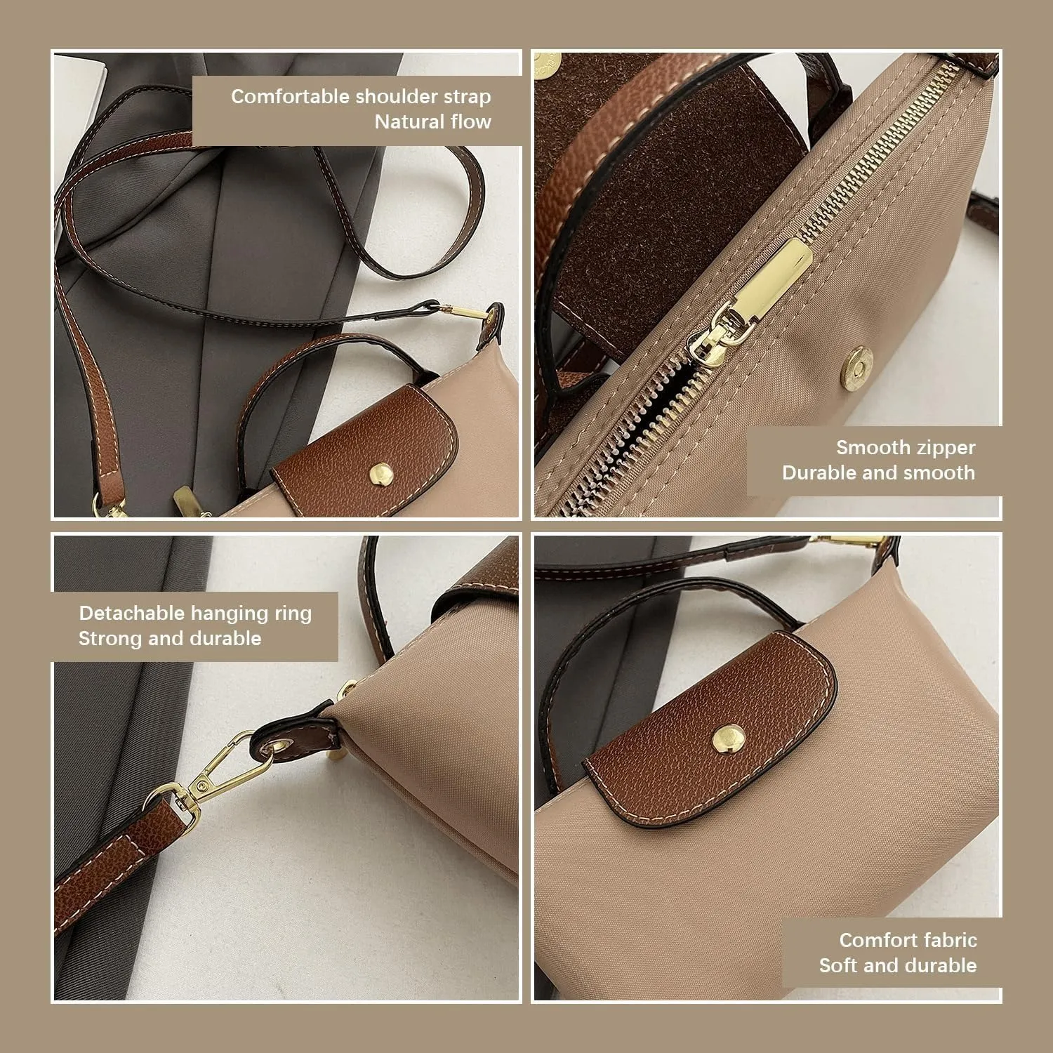 2025 New Colorblock Mini Crossbody Bag, Handbags Purses with Adjustable Strap for Women, Ladies Shoulder Totes Bag