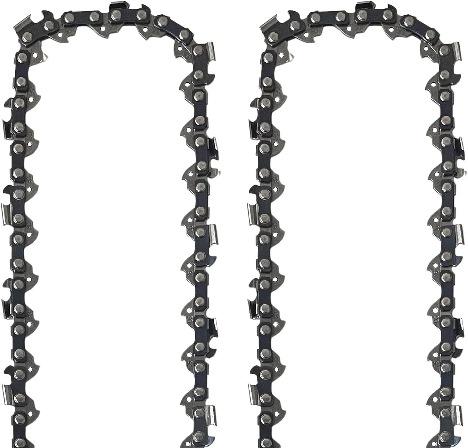 2PC 16 Inch Chainsaw Chain Replacement for EGO Power  CS1613 / CS1604 / CS1600 / CS1610 / CS1611 16-Inch 56V Chainsaw
