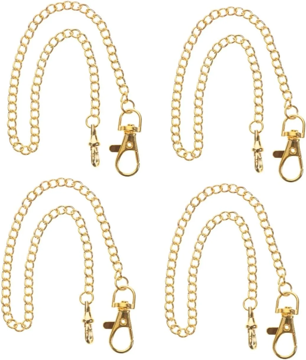 2pcs Pocket Watch Chain Decorative Jeans Chain Metal Chain Decor Clothing Chain Accessory Chain for