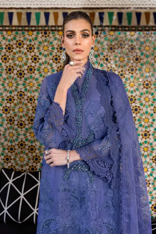 3 PC Unstitched Embroidered Organza Suit By Maria B | D-2506-B