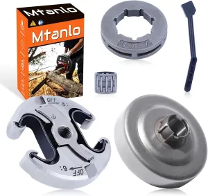 3/8" Rim Sprocket Kit For Jonsered CS 2255, CS 2250 S, Chainsaw Clutch Drum Line, Clutch Drum, Rim Sprcoket, Oil Line, Needle Bearing, Clutch Assy.