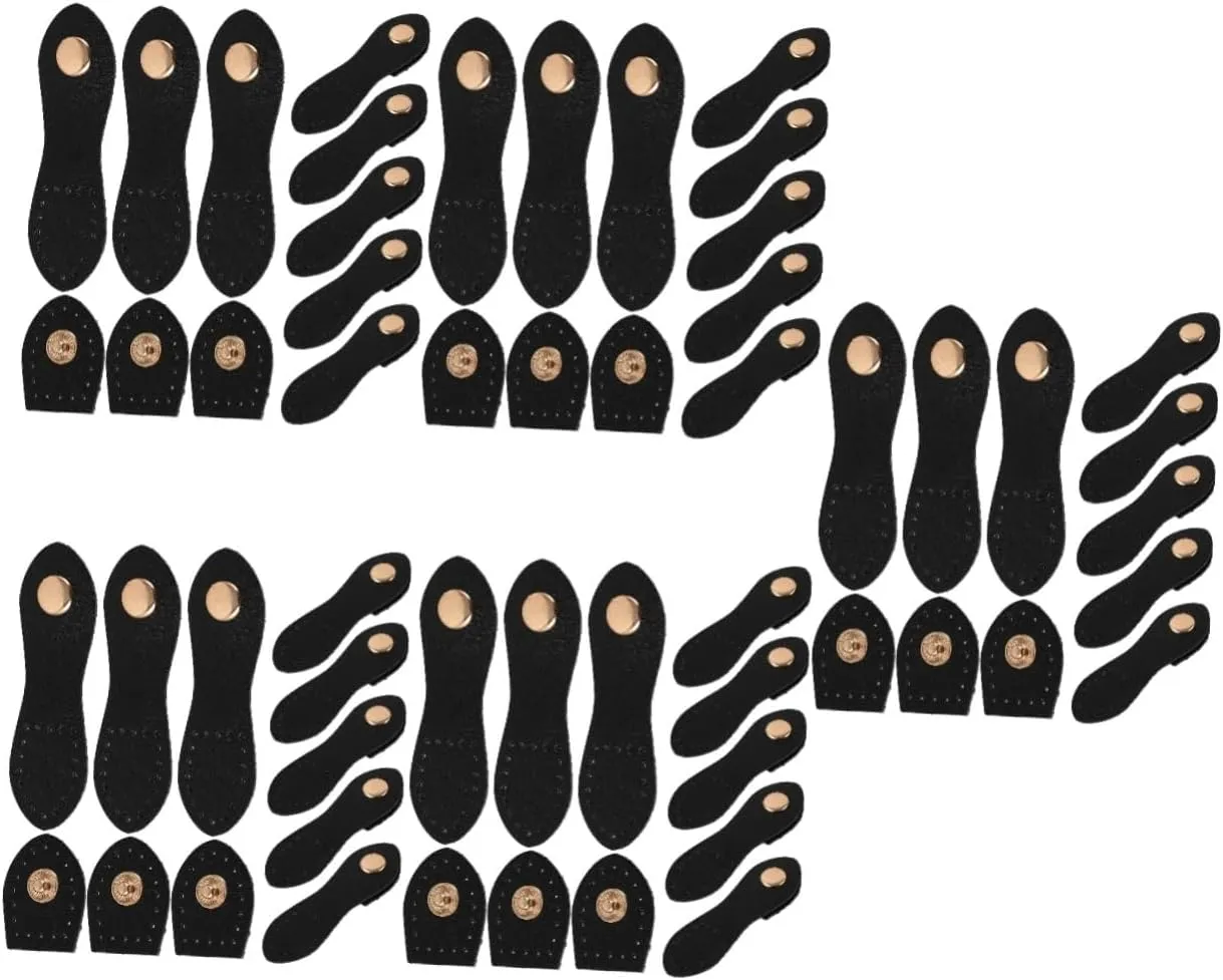 40 Sets Dress Buckle Interlock Closure Snap Buttons for Clothes Multi-use Tab Closures for Diy Tote Bag