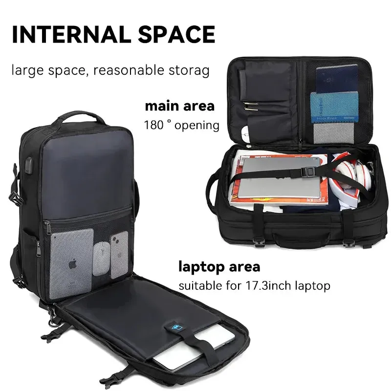 40L Men 17.3 Inch Laptop Backpacks