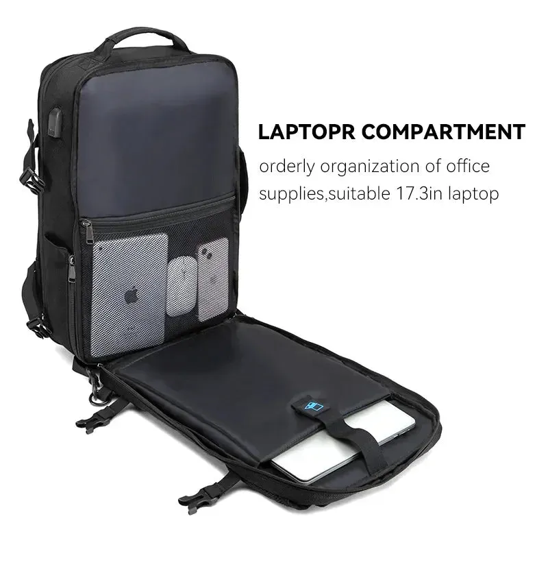 40L Men 17.3 Inch Laptop Backpacks