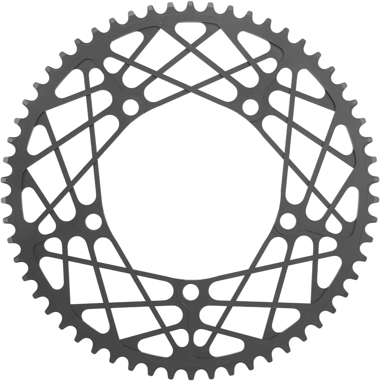 58T Folding Commuter Chainring | Hollow Anodized Aluminum Alloy Crank Plate | Lightweight & Sturdy Commuter Chain Wheel for Folding Commuters | CNC Accurate Machined