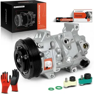 A-Premium Air Conditioner AC Compressor with Clutch Compatible with Toyota Corolla 2009-2010, Matrix 2009-2012, Scion xD 2008-2014 1.8L