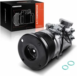 A-Premium Air Conditioner AC Compressor with Clutch Compatible with Toyota Tundra 4.0L 2007-2014, 4Runner 4.0L 2010-2020, FJ Cruiser 4.0L 2010-2014, 7 Grooves