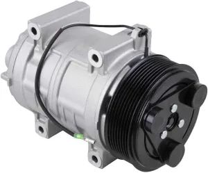 AC Compressor & 120mm 8-Groove A/C Clutch Replaces Seltec TM-16 HS 435-56282 12v Tama Zexel Valeo Diesel Kiki - BuyAutoParts 60-03653NA New