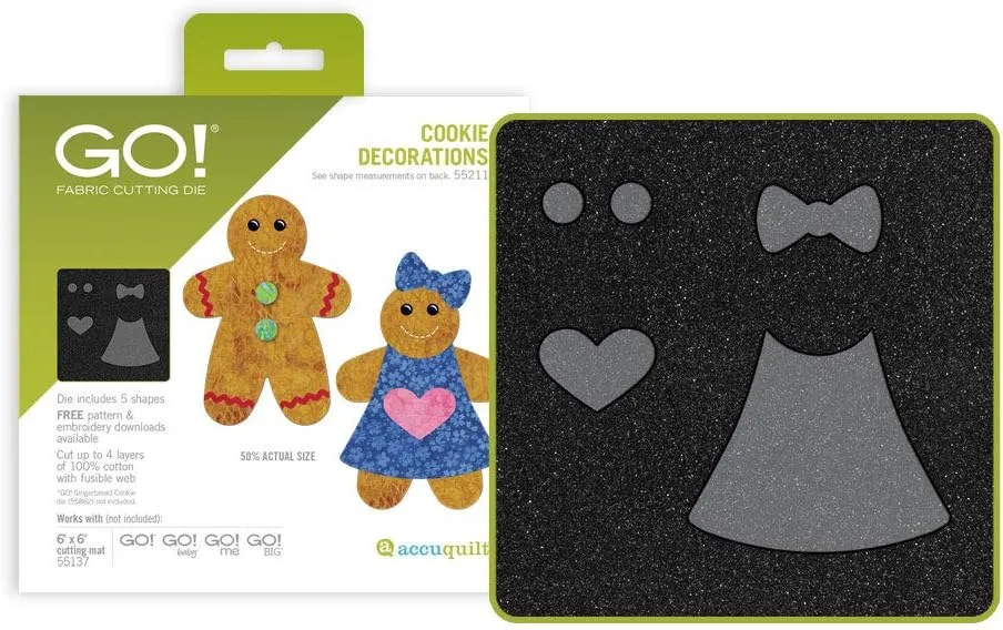 Accuquilt GO! Cookie Decorations Die