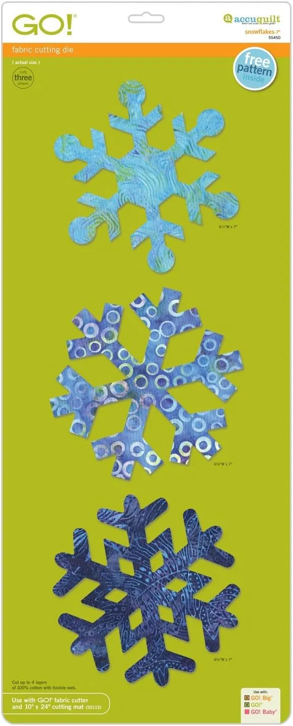 Accuquilt GO! Snowflakes-7 Die