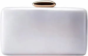 Acrylic Chain Strap Crossbody Bag for Women Elegant Clutch Purse with Marble Effect Evening Party Handbag
