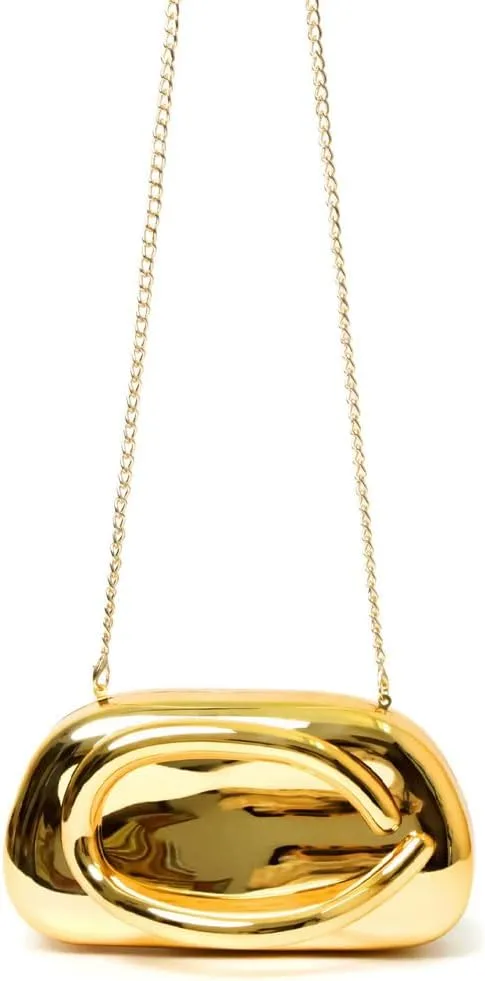 Acrylic Clutch Purse for Women Classic Round Acrylic Evening Handbag Vintage Metal Handlebars Bag for Wedding Party Prom