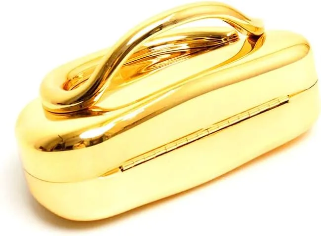 Acrylic Clutch Purse for Women Classic Round Acrylic Evening Handbag Vintage Metal Handlebars Bag for Wedding Party Prom