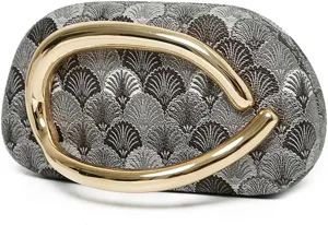 Acrylic Clutch Purse for Women Classic Round Acrylic Evening Handbag Vintage Metal Handlebars Bag for Wedding Party Prom