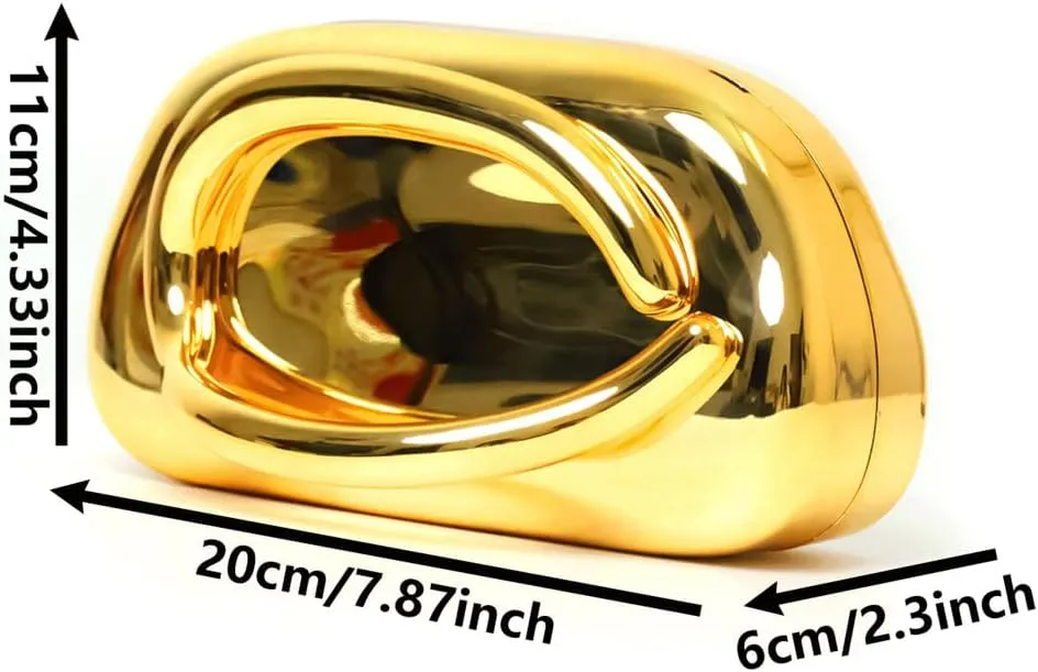 Acrylic Clutch Purse for Women Classic Round Acrylic Evening Handbag Vintage Metal Handlebars Bag for Wedding Party Prom