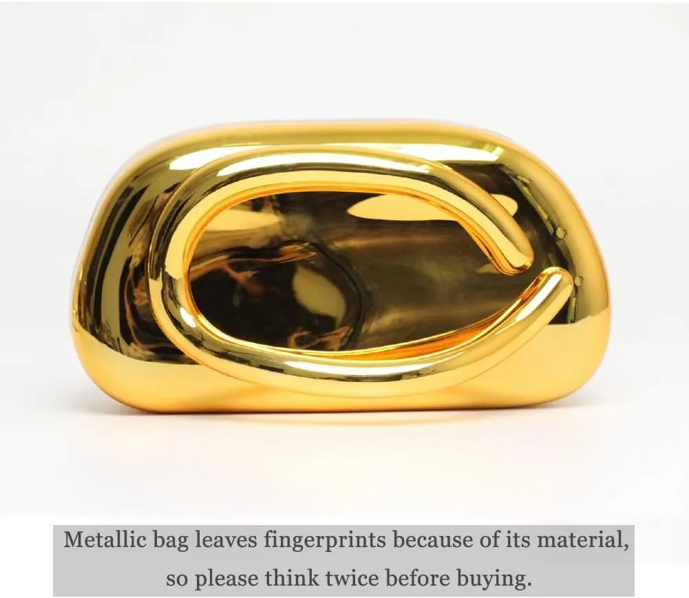 Acrylic Clutch Purse for Women Classic Round Acrylic Evening Handbag Vintage Metal Handlebars Bag for Wedding Party Prom