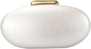 Acrylic Clutch Purse for Women Egg Shape Acrylic Handbags Cute Wedding Party Shoulder Crossbody Bag
