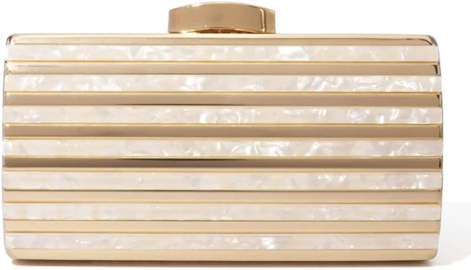 Acrylic Clutch Purse for Women, Evening Crossbody Handbag, Purses Evening Clutch Bag for Wedding Cocktail Party Prom.