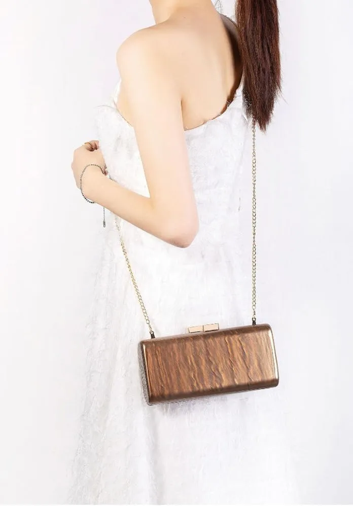 Acrylic Clutch Purses for Women Chic Metal Evening Handbag Evening Clutch Bag with Chain for Prom Wedding Party 2025