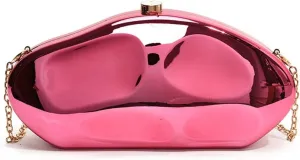 Acrylic Clutch Purses for Women Formal Evening Bag Irregular Shell Handbag for wedding party