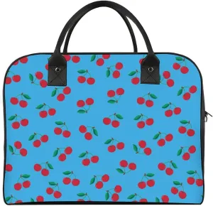 Adult High-capacity Nylon Berries Patterns Simple Handbag for Touring 13" X 19" X 8"