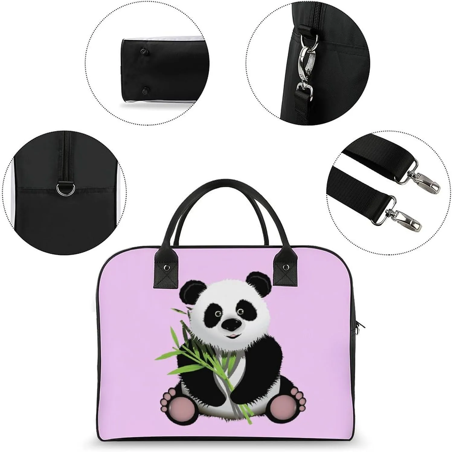 Adults Shoulder Nylon Ballet Dancer Aesthetic Handbag for Touring 13" X 19" X 8"
