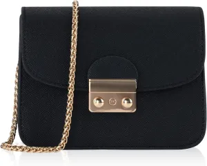 Afashor Crossbody Bag for Women Vegan Leather Handbag Fashion Sling Shoulder Purse with Chain