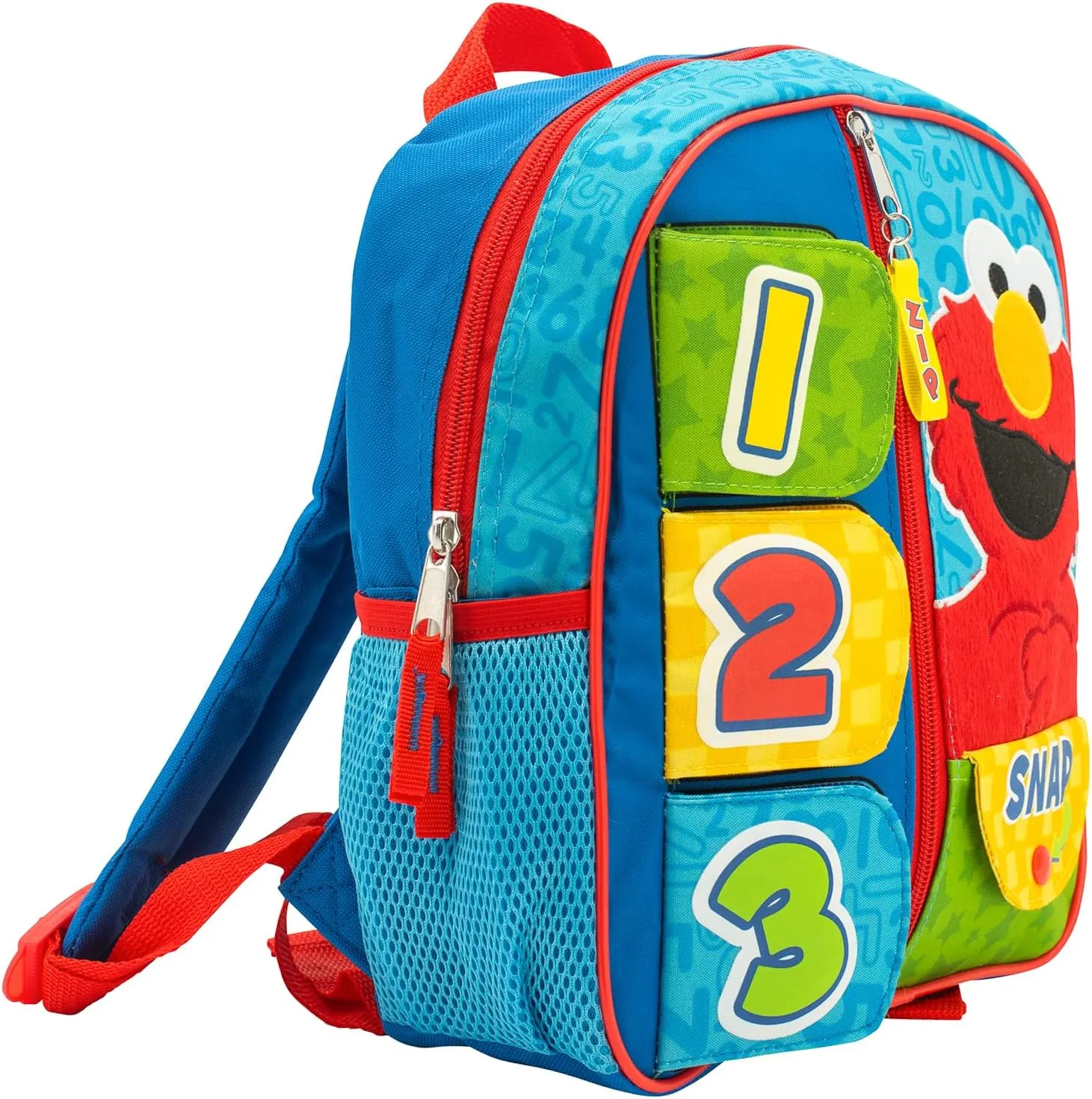 AI ACCESSORY INNOVATIONS Sesame Street Fun Interactive Backpack Mini Backpack For Kids, Boys & Girls Learning Pre-School School Bag, 12”