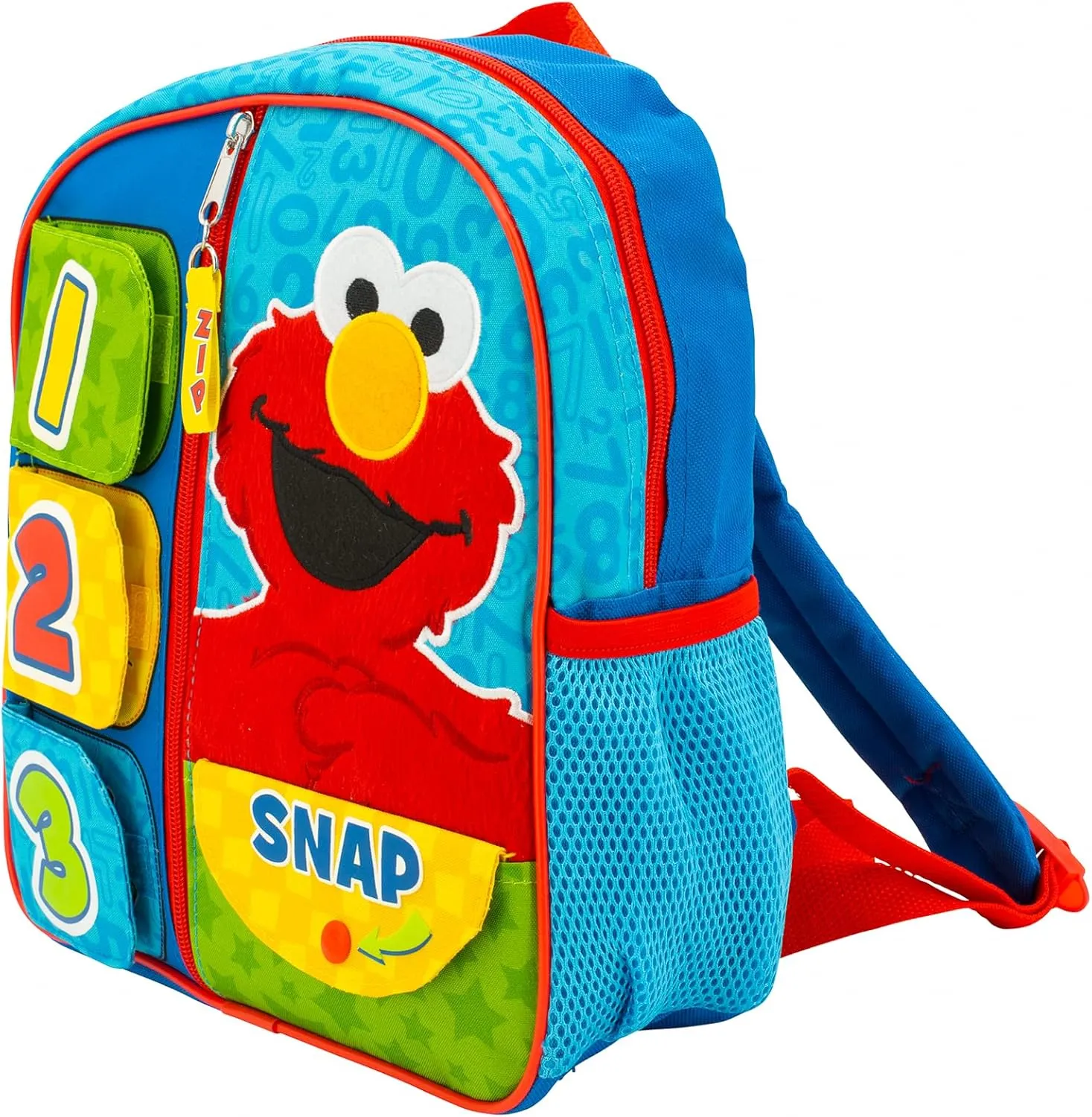 AI ACCESSORY INNOVATIONS Sesame Street Fun Interactive Backpack Mini Backpack For Kids, Boys & Girls Learning Pre-School School Bag, 12”
