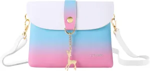 AISPARKY Small Crossbody Purse, PU Leather Small Purse for Girls With Pendant With Strap/Gold Chain Strap