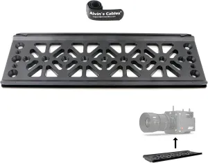 Alvins Alexa 35 Base Plate Bottom Cheese Plate Light Weight Safety Dovetail Plate for ARRI Trinity| DJI Ronin 2| Steadicam M2 with 3/8"-16 Threaded