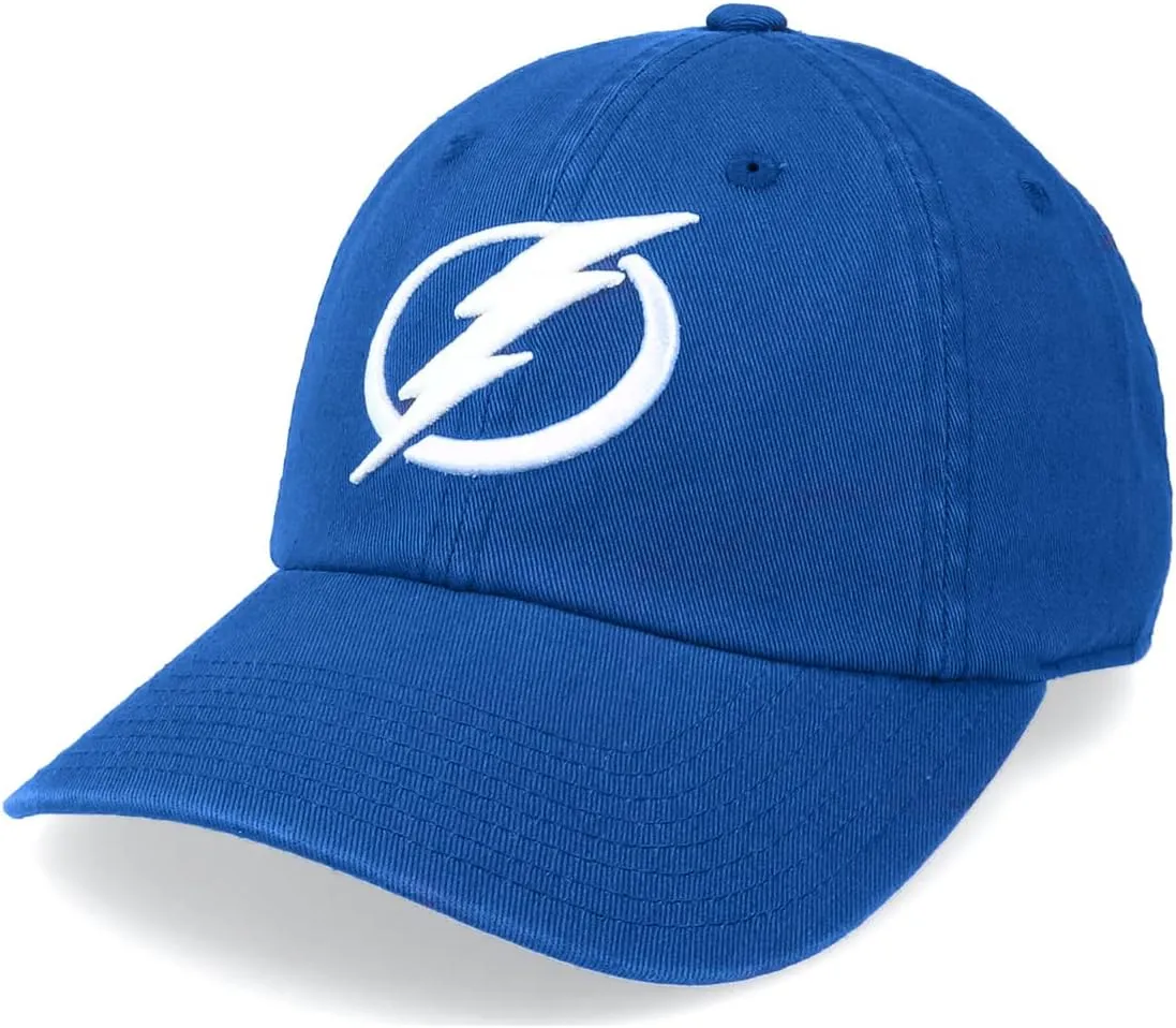 AMERICAN NEEDLE Blue Line Collection NHL National Hockey League Team Baseball Hat Adjustable Buckle Strap Dad Cap