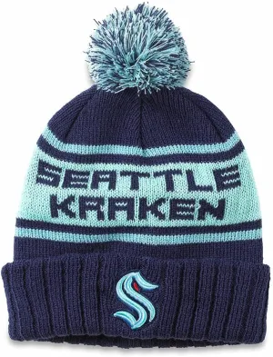 AMERICAN NEEDLE Kraken Pillow Line Beanie/Winter Cold Weather Pom Pom Hat