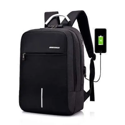 Anti Theft Backpack With USB Charger