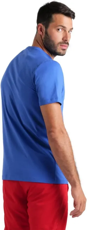 ARENA Team Unisex Panel Cotton T-Shirt Short Sleeve Crew Neck Regular Fit Workout Top Men's and Women's Active Tee