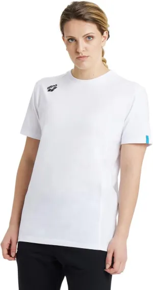 ARENA Team Unisex Panel Cotton T-Shirt Short Sleeve Crew Neck Regular Fit Workout Top Men's and Women's Active Tee