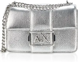 Armani Exchange Jodie Crossbody, Silver Filigree