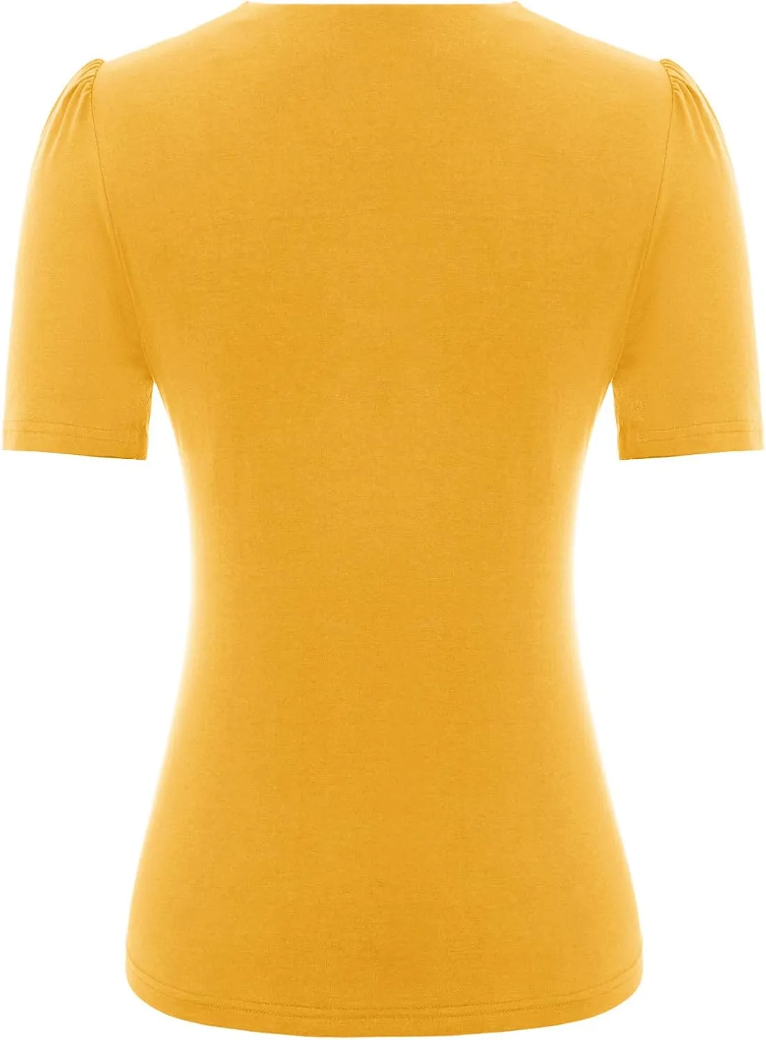 Belle Poque Women’s Hollowed-Out Tops 1950s Retro Vintage Short Sleeve Cotton Blouse