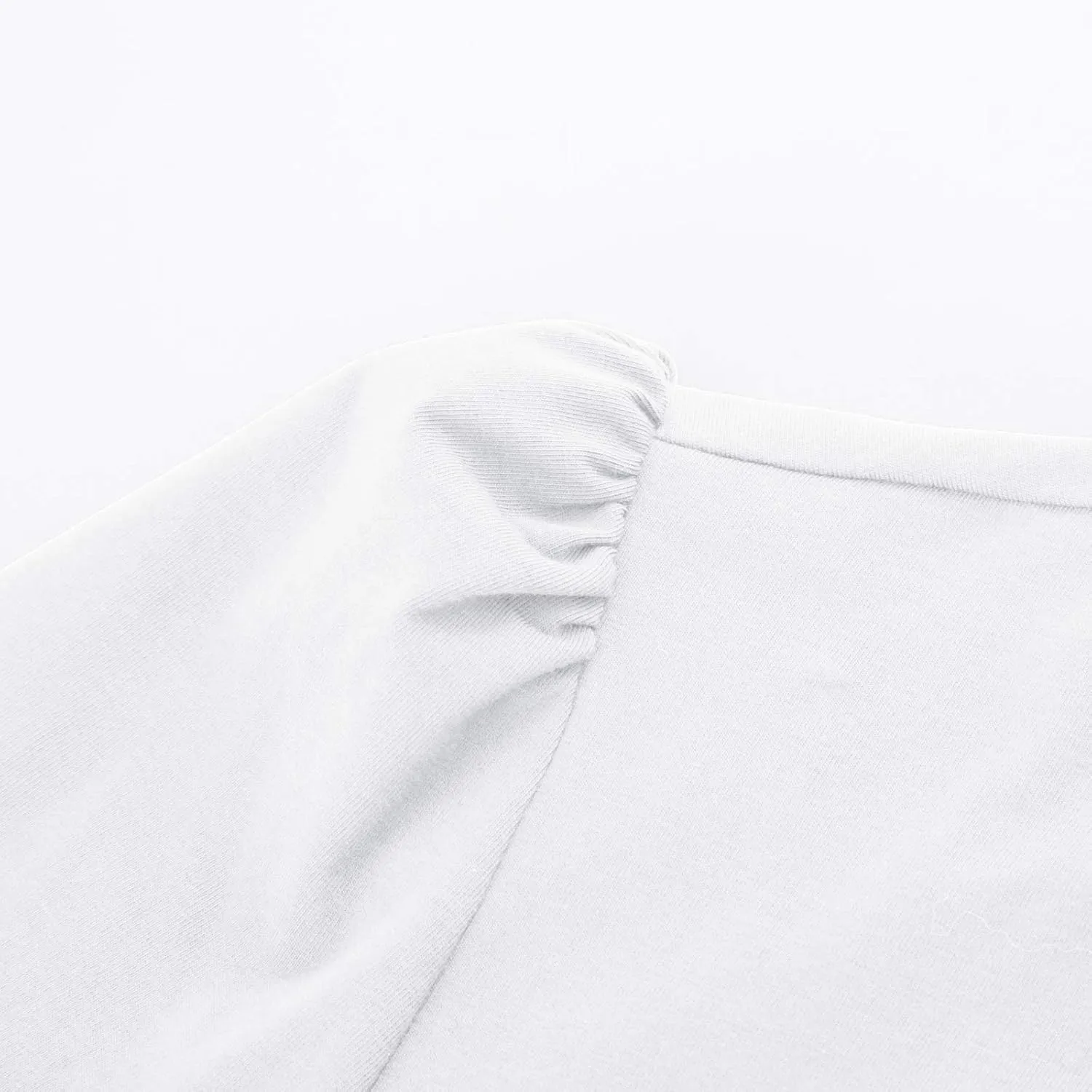 Belle Poque Women’s Hollowed-Out Tops 1950s Retro Vintage Short Sleeve Cotton Blouse