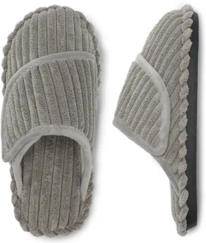 Besroad Womens Slippers Wide Diabetic Shoes Adjustable House Slippers Memory Foam Bedroom Shoes Arthritis Edema Indoor Outdoor
