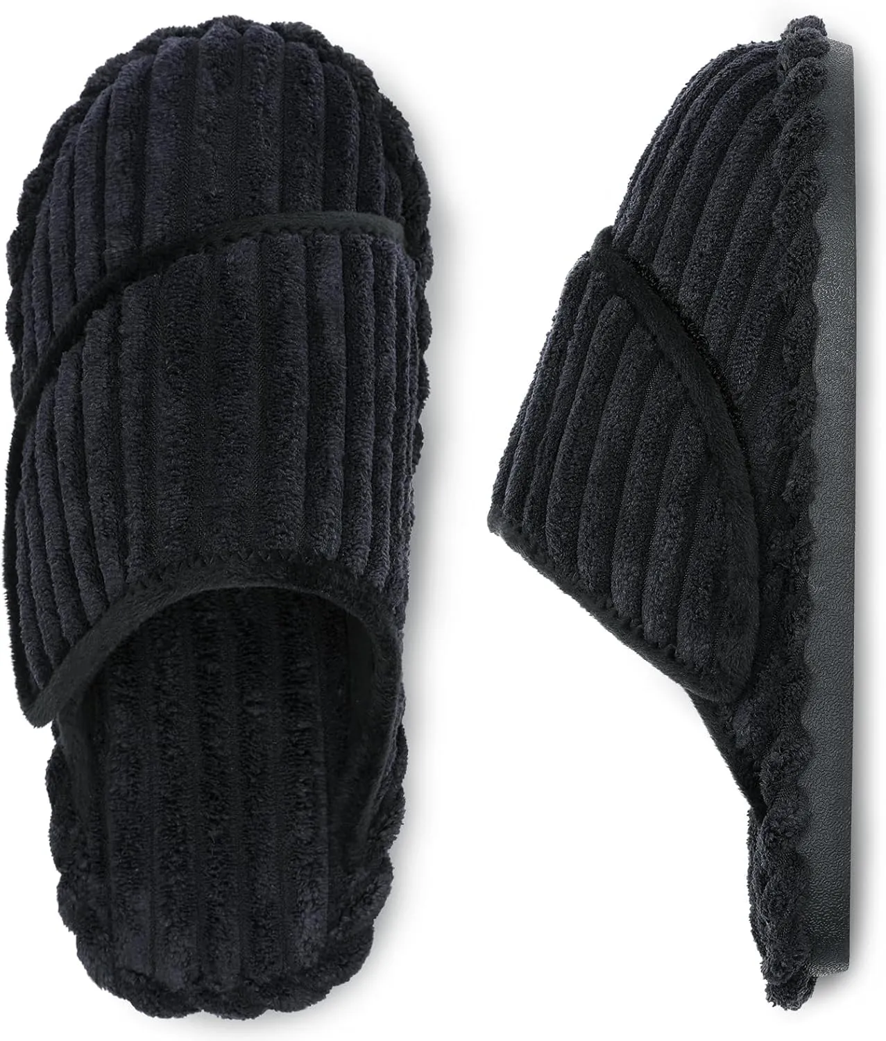 Besroad Womens Slippers Wide Diabetic Shoes Adjustable House Slippers Memory Foam Bedroom Shoes Arthritis Edema Indoor Outdoor