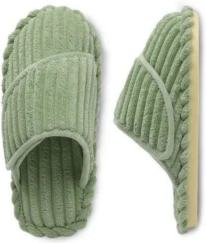 Besroad Womens Slippers Wide Diabetic Shoes Adjustable House Slippers Memory Foam Bedroom Shoes Arthritis Edema Indoor Outdoor