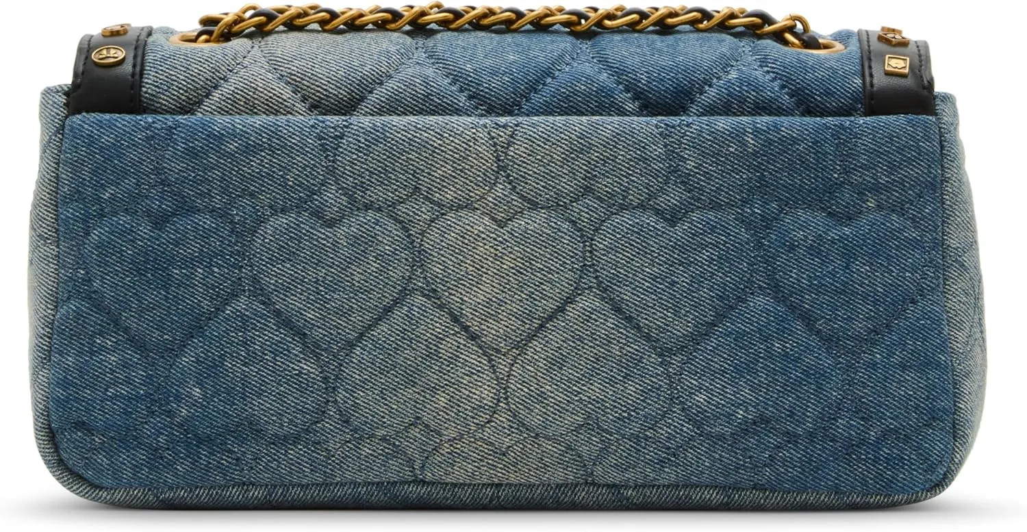 Betsey Johnson Icon Hearts Flap Bag