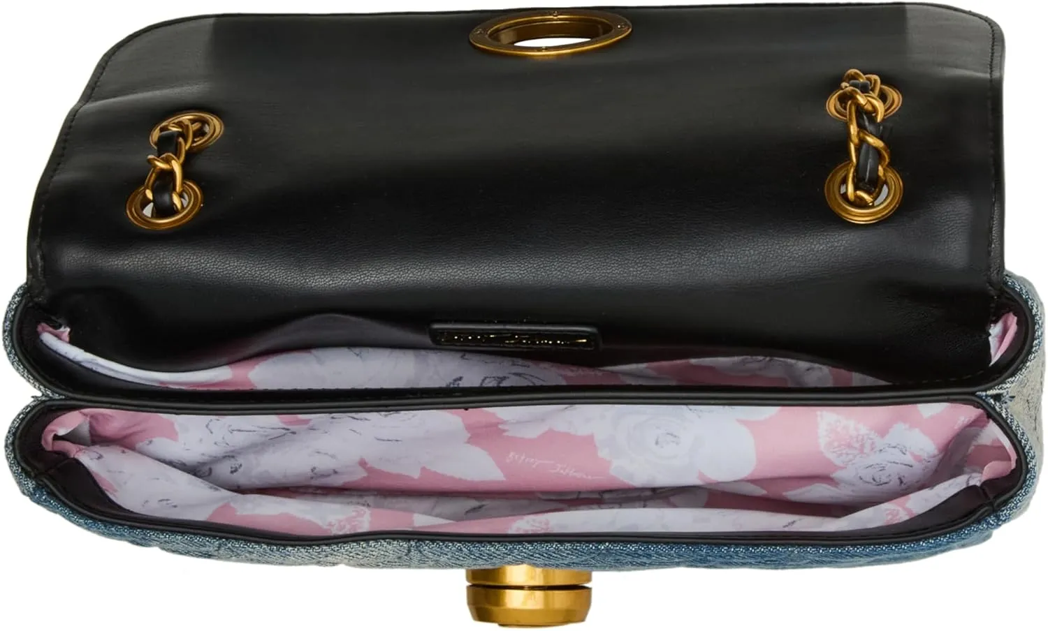 Betsey Johnson Icon Hearts Flap Bag