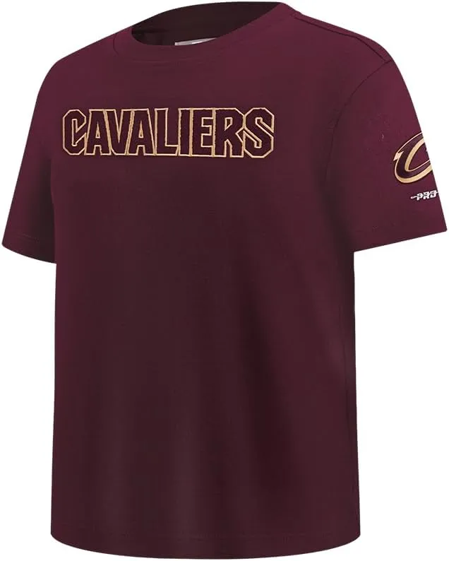 Big Boys NBA Classic Chenille Cotton Short Sleeve Tee