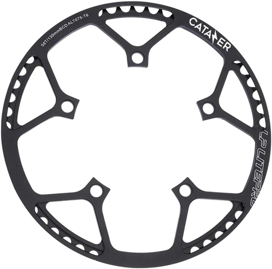 Bike Chainring 130BCD Aluminum Alloy Ultralight Bicycle Chainring 45T 47T 53T 56T 58T BMX Chainwheel for Folding Bicycle